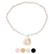 Flower Pearl Waist Belt - MOMOA
