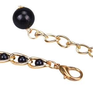 Flower Pearl Waist Belt - MOMOA