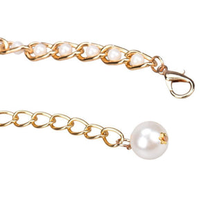 Flower Pearl Waist Belt - MOMOA