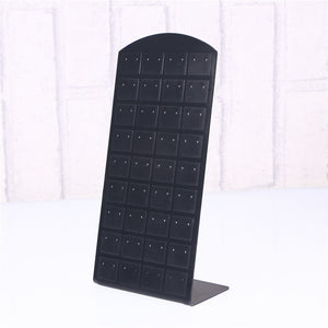 72 Holes Earring Holder Stand Showcase (Black) - MOMOA
