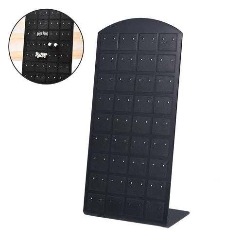 72 Holes Earring Holder Stand Showcase (Black) - MOMOA