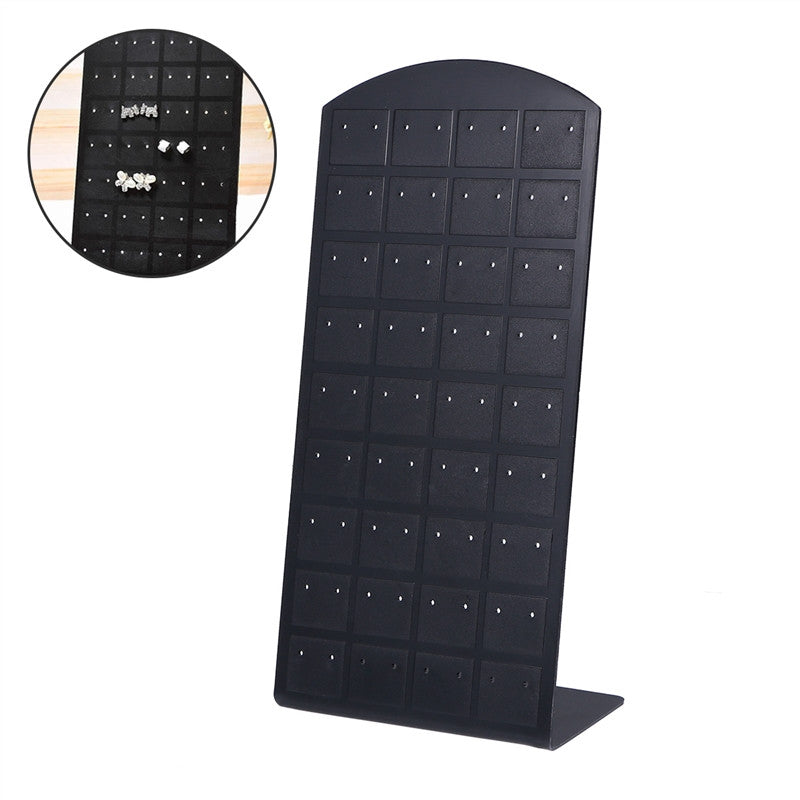 72 Holes Earring Holder Stand Showcase (Black) - MOMOA