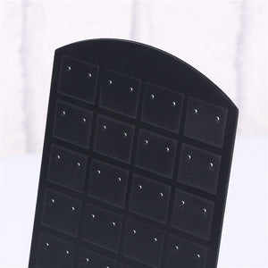 72 Holes Earring Holder Stand Showcase (Black) - MOMOA
