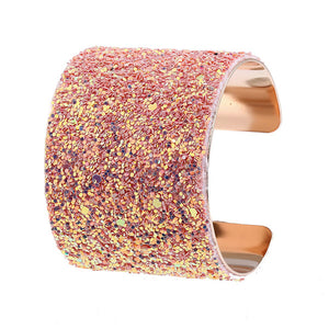 Sequin Shine Cuff Bangle - MOMOA