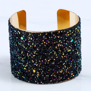 Sequin Shine Cuff Bangle - MOMOA