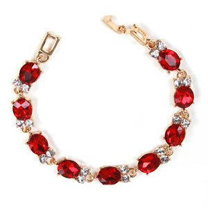 Crystal Owl Stone Bracelet - MOMOA
