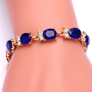 Crystal Owl Stone Bracelet - MOMOA