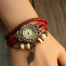 Leaf Vintage Wrap Watch - MOMOA