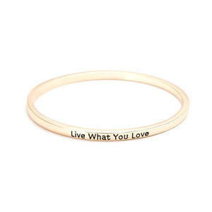 Live What You Love Bangle - MOMOA