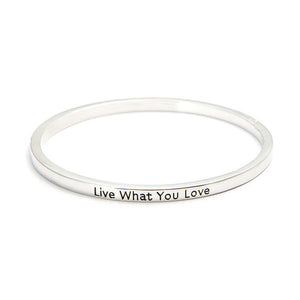 Live What You Love Bangle - MOMOA