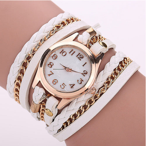 Gold Dial Quartz Watch - MOMOA