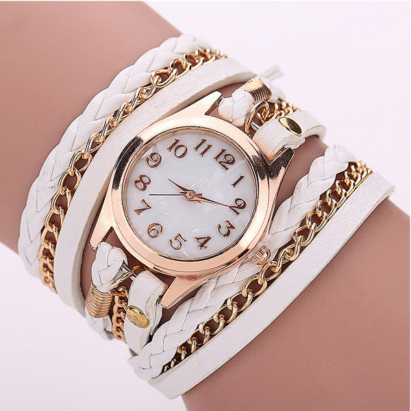Gold Dial Quartz Watch - MOMOA