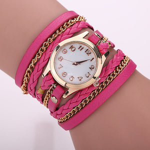Gold Dial Quartz Watch - MOMOA