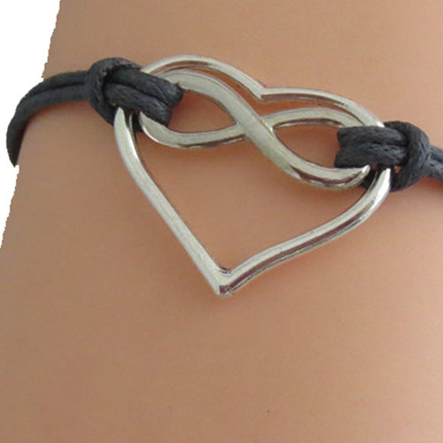 Love Infinity Heart Bracelet - MOMOA