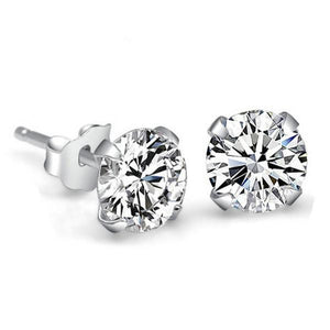 Crystal Stud Earrings - 4mm - MOMOA