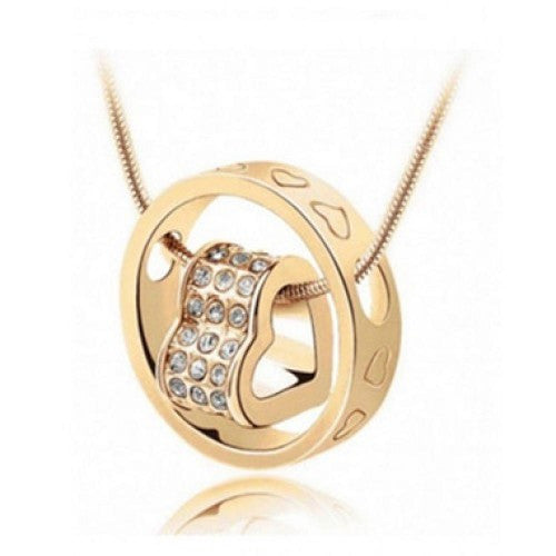 Forever Heart Pendant - Yellow Gold - MOMOA