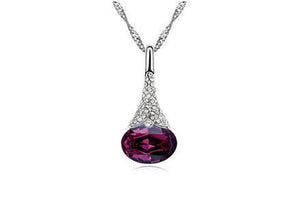 Crystal Water Drop Pendant - MOMOA