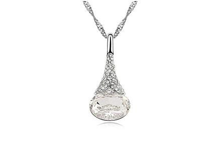 Crystal Water Drop Pendant - MOMOA
